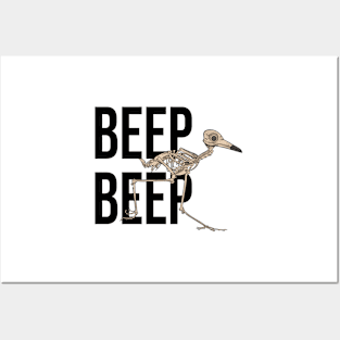 Beep Beep Roadrunner Skeleton Posters and Art